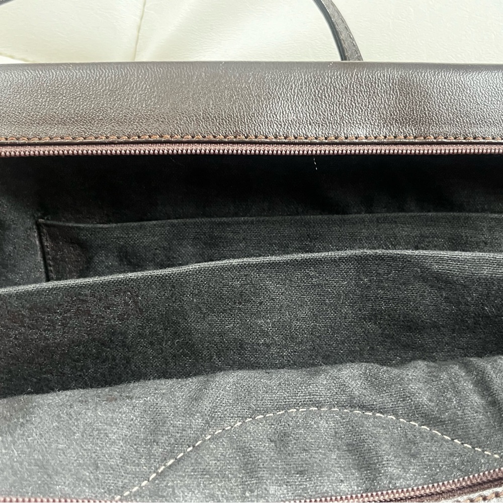 Vintage 1990s Burberry Canvas Shoulder Bag 💕 COA pictured - strap off one side - Picture 13 of 14